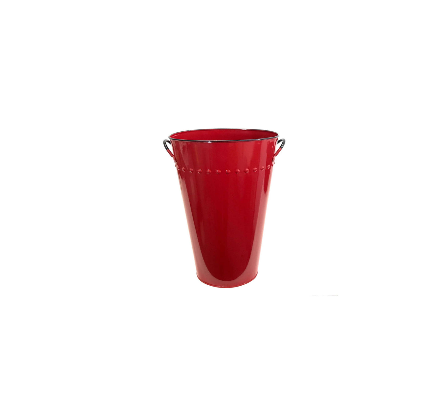 11" Oval French Bucket: Aqua