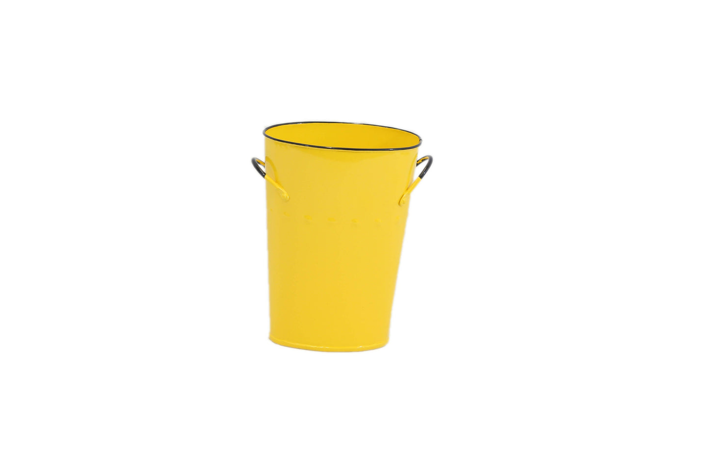 11" Oval French Bucket: Aqua