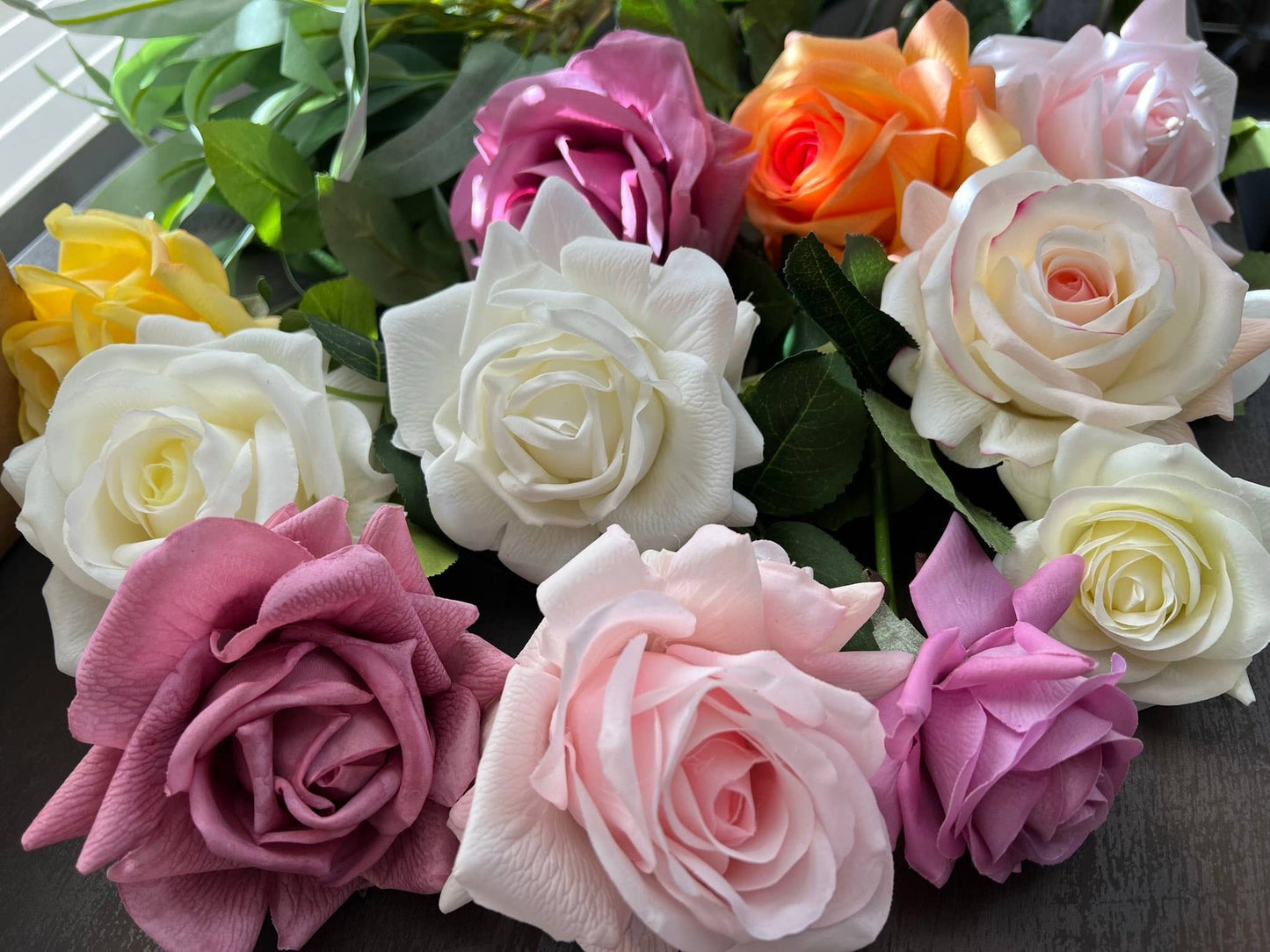 29" Real Touch Rose: Pale Pink