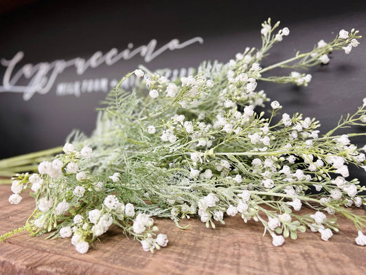 31" Frosted Soft touch Baby's Breath Spray