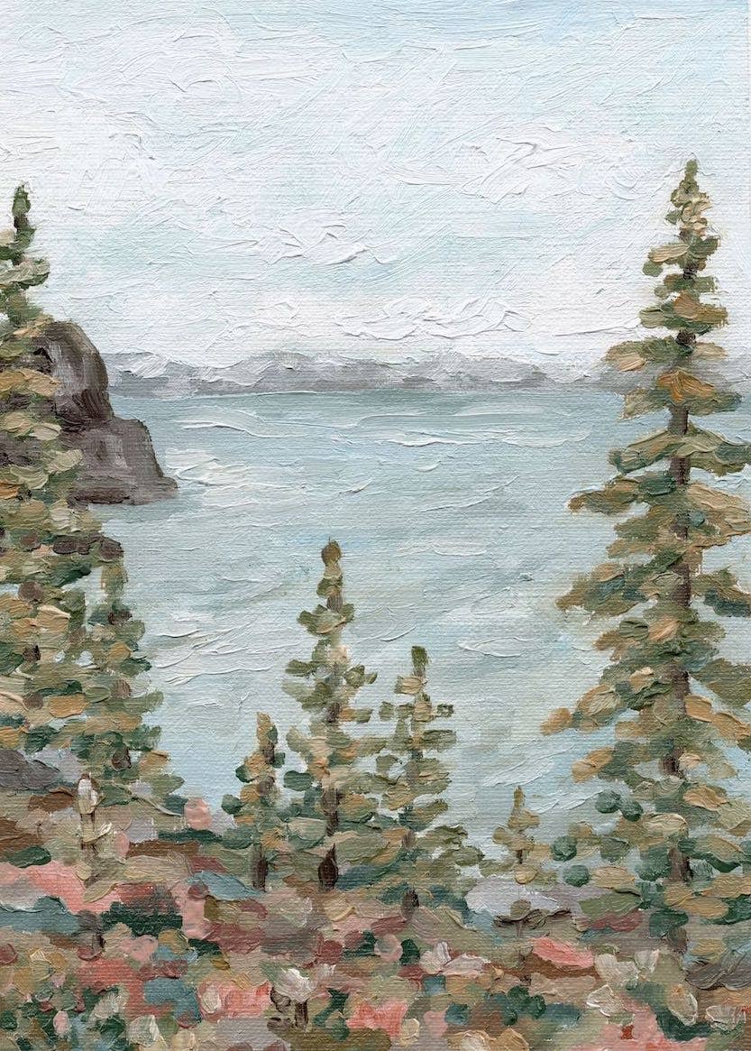 "Logan Shoals Vista" Print only