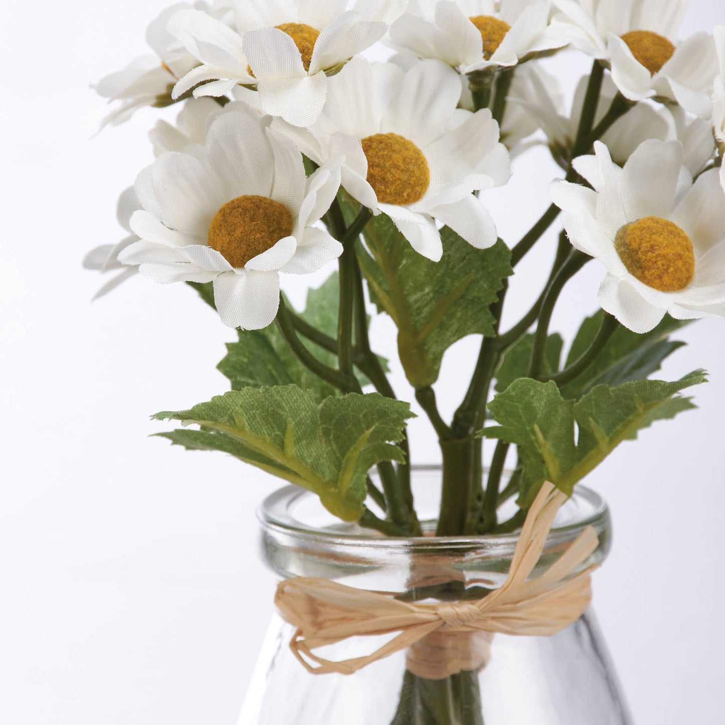 White Daisies in Bud Vase/Faux Water