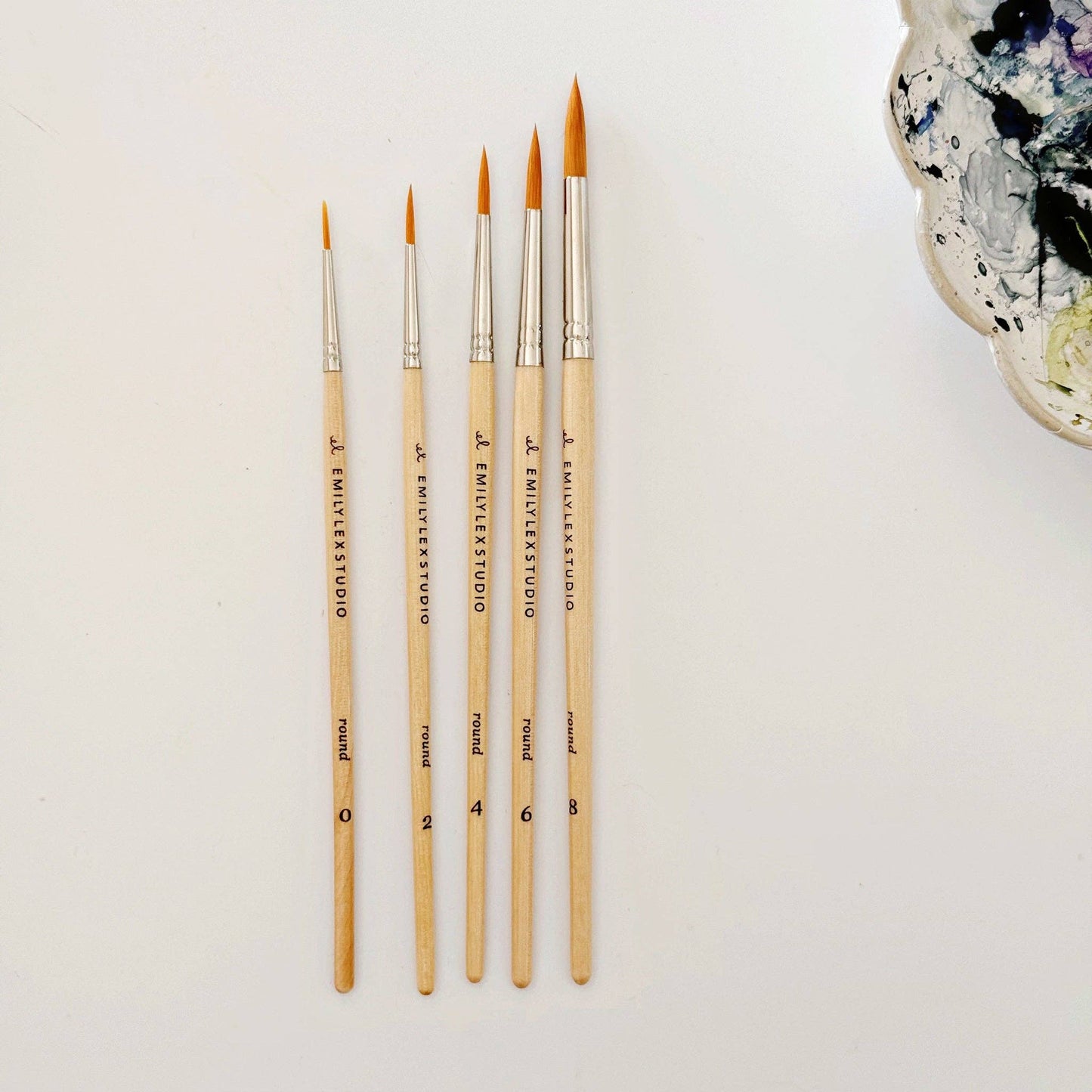 Watercolor Paintbrush Set/5