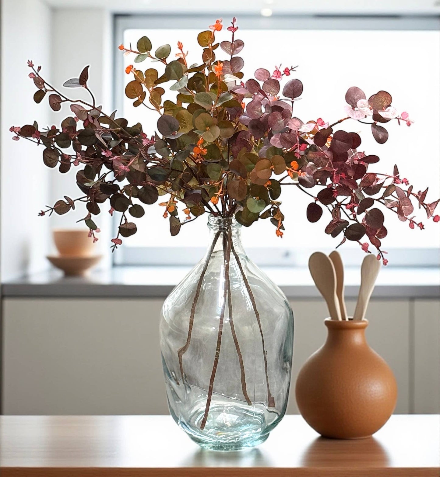 30" Fall Tone Eucalyptus Spray