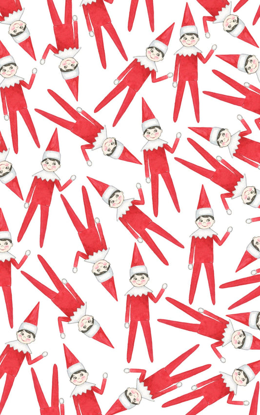 Waffle Knit Tea Towel: Elf Minx