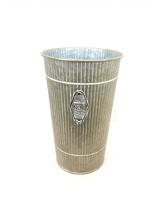 French Provincial Bucket - Charcoal Brown