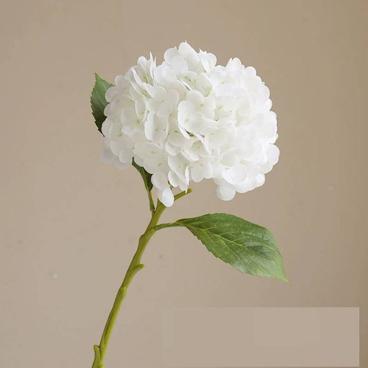 12.5" Real Touch Hydrangea - Ivory
