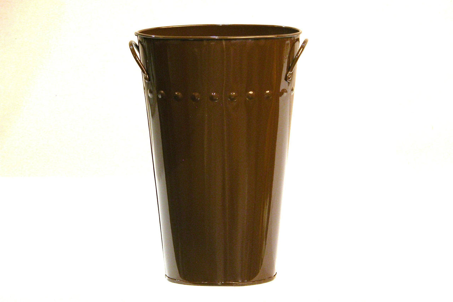 11" Oval French Bucket: Aqua
