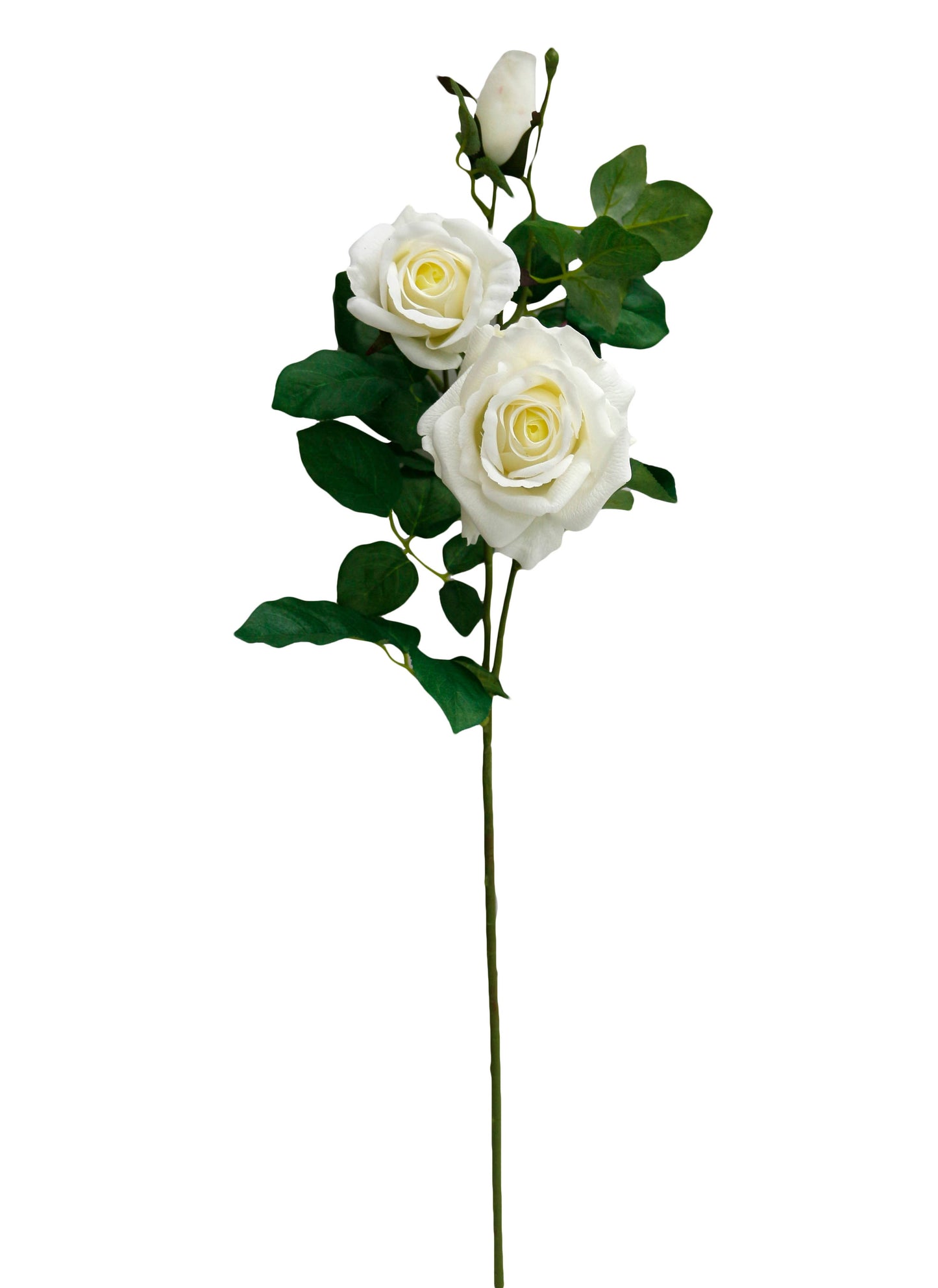 27" Real Touch Roses & Bud - Mocha