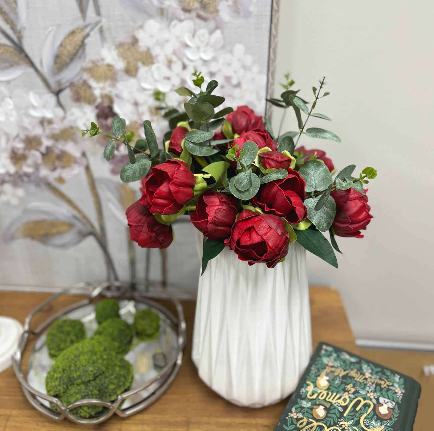 Real Touch Peonies: Begonia Pink