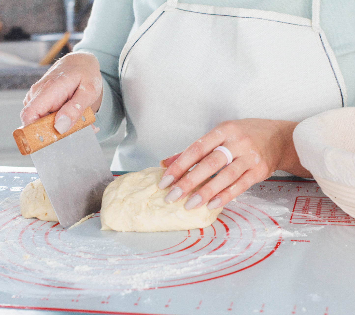 Stainless Steel Dough Scraper