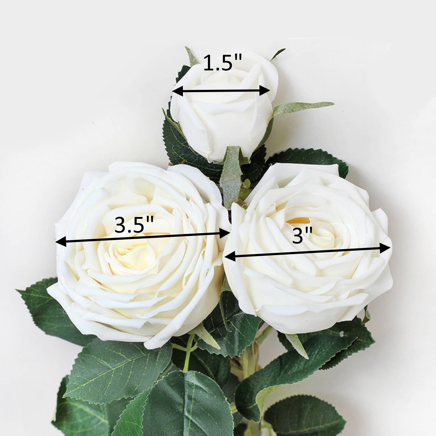 Real Touch Cabbage Rose: Living Coral