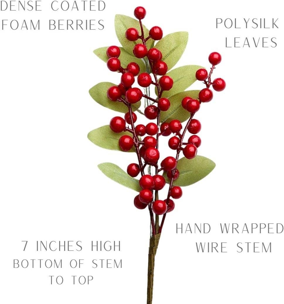 7"  Winterberry Pick