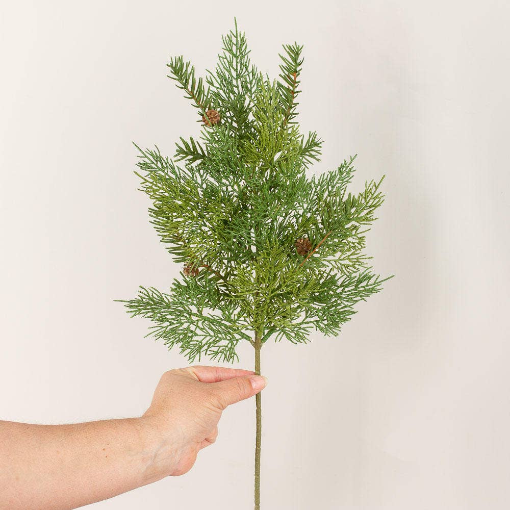20" Weatherproof Cypress Pine Spray