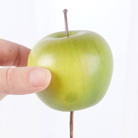 Artificial Green Apple on Pick