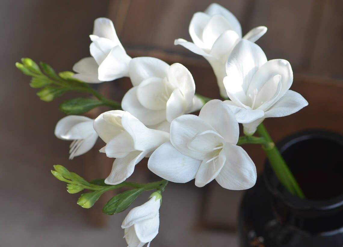 20" Real Touch Freesia Spray