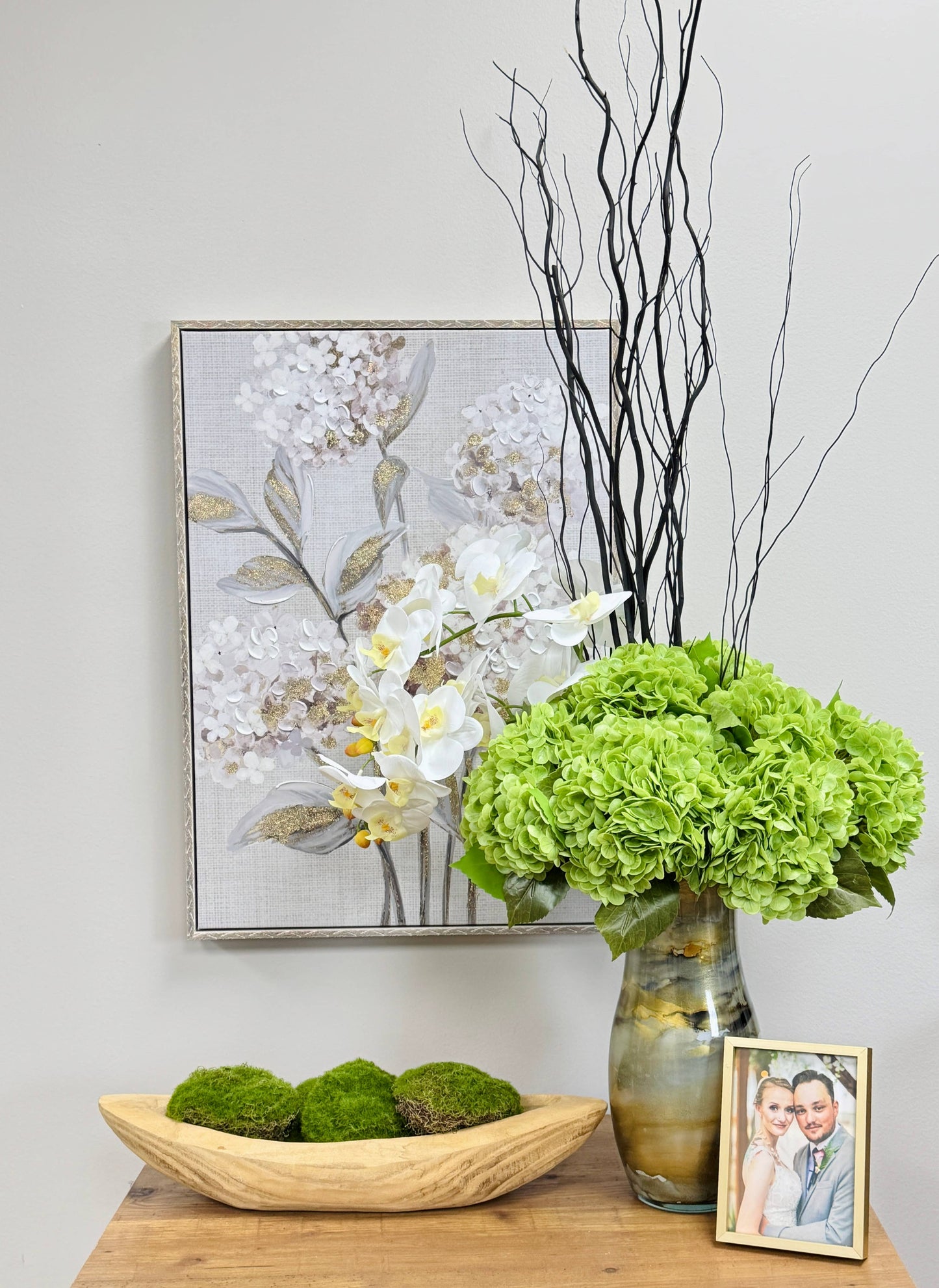 12.5" Real Touch Hydrangea - Ivory