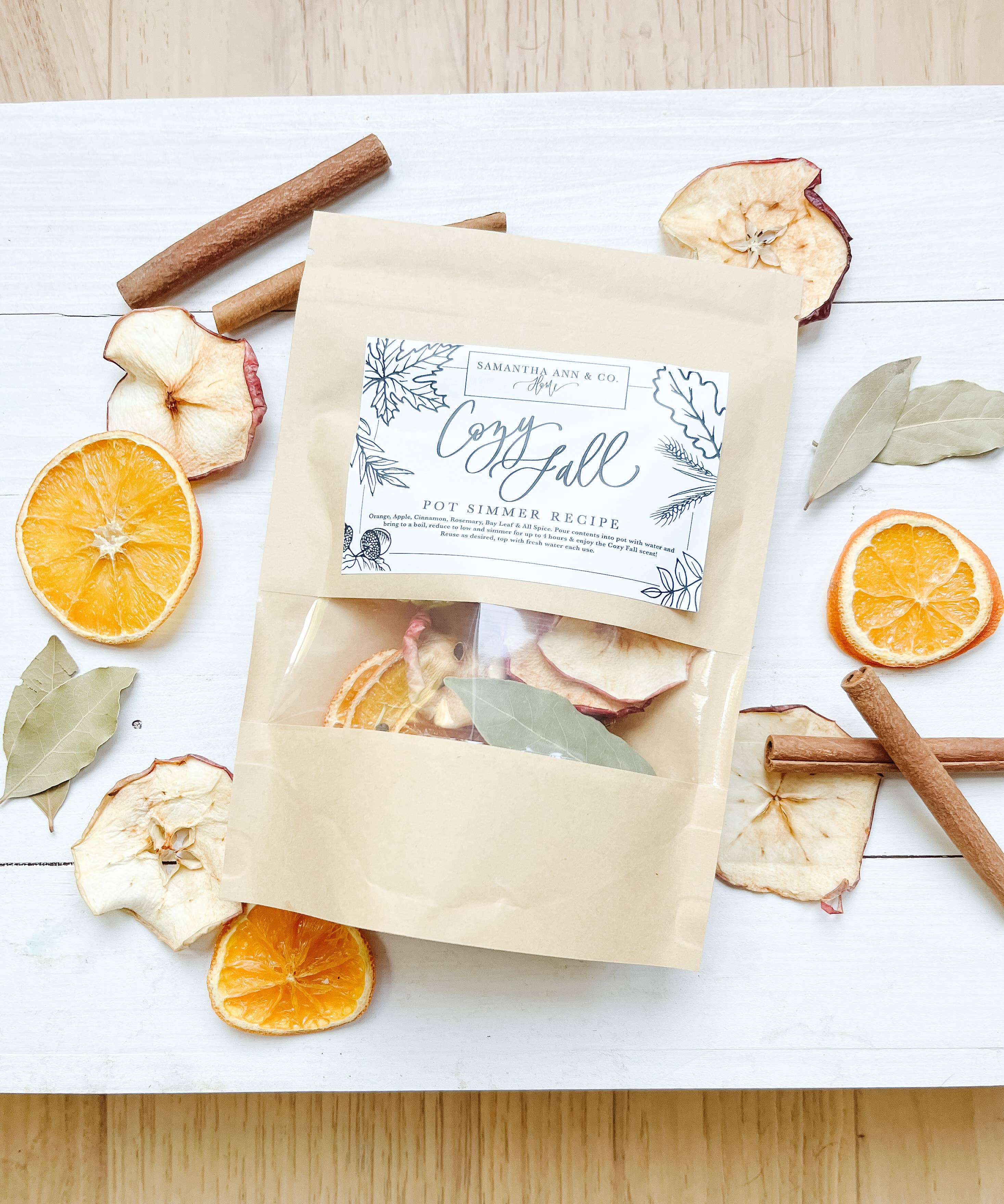 Cozy Fall Pot Simmer Pack, Stovetop Potpourri – Hydrangea Home