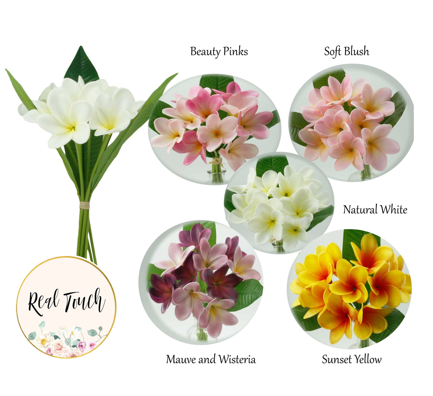 12' Real Touch Tropical Frangipani