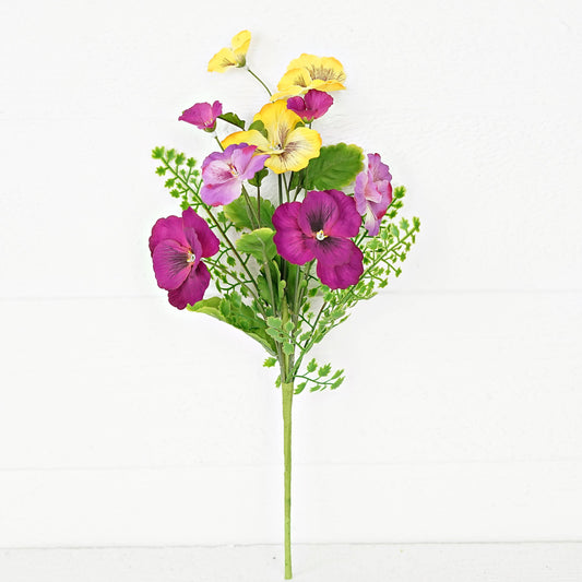 35206- 16in Bush-Mixed Pansy Garden-