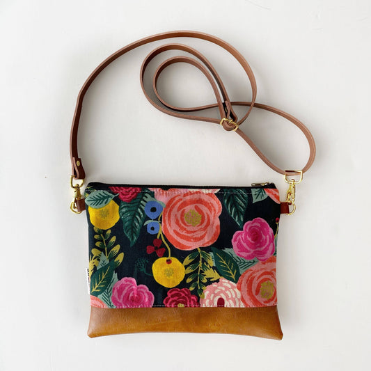 Small Crossbody Bag: RP Bright Floral