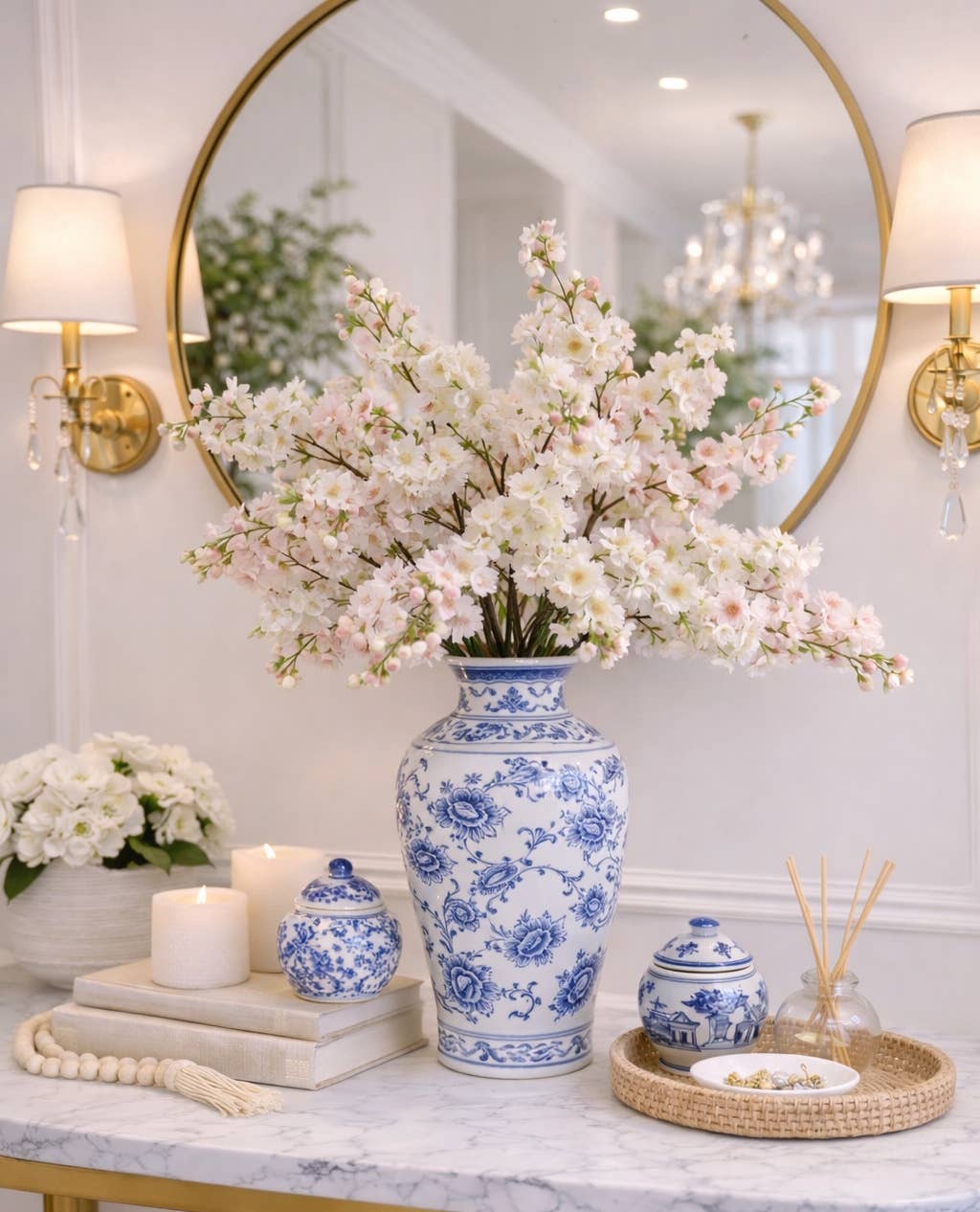 19 or 37”-Designer's Pick-Artificial Cherry Blossom Branch