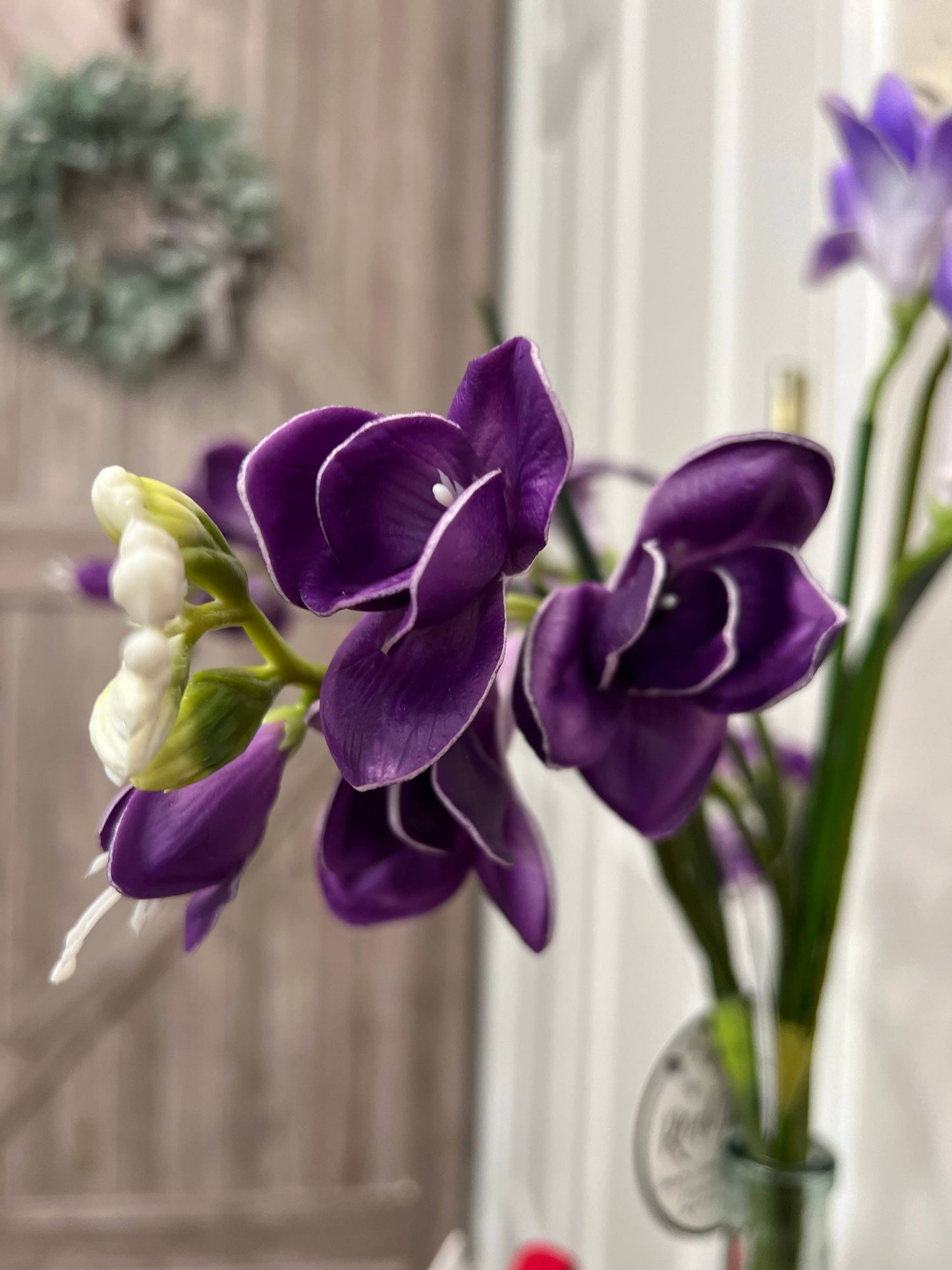 20" Real Touch Freesia Spray