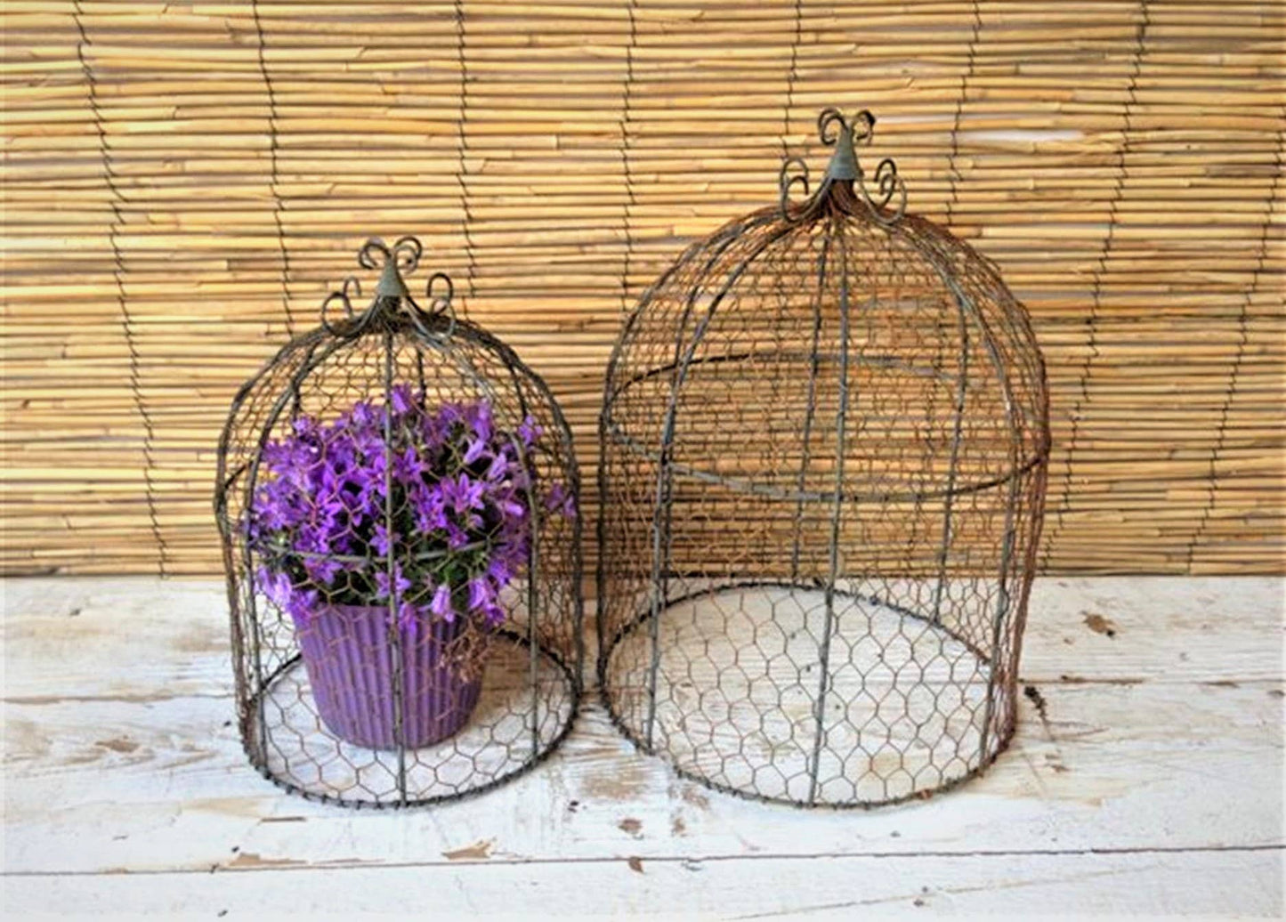 Handmade Zinc Chicken Wire Garden Dome