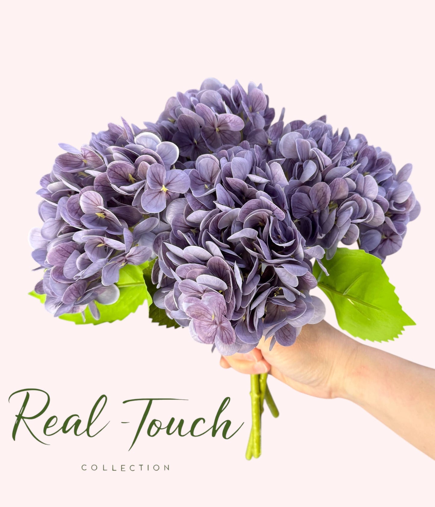 12.5" Real Touch Hydrangea - Ivory