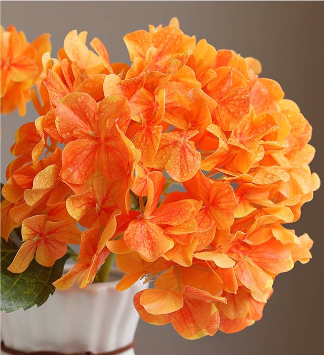 12.5" Real Touch Hydrangea - Ivory