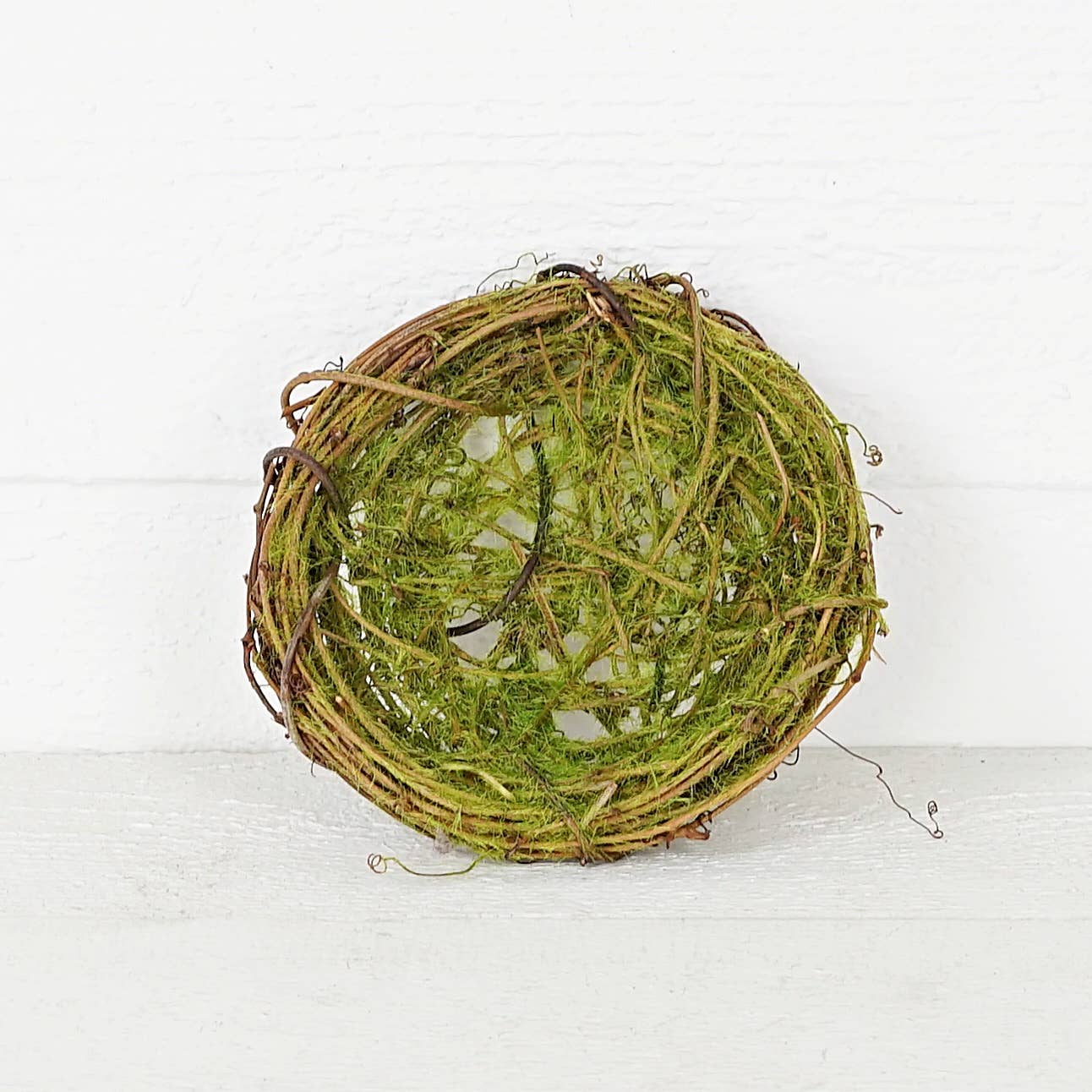Mossy Bird Nest - 6 inches
