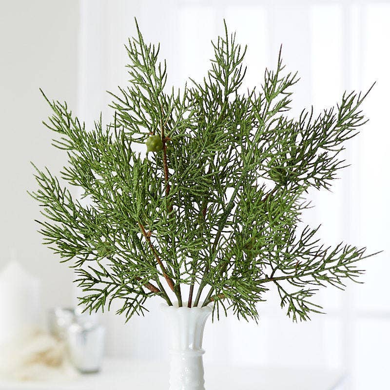 12" Artificial Juniper Cedar GreeneryPick