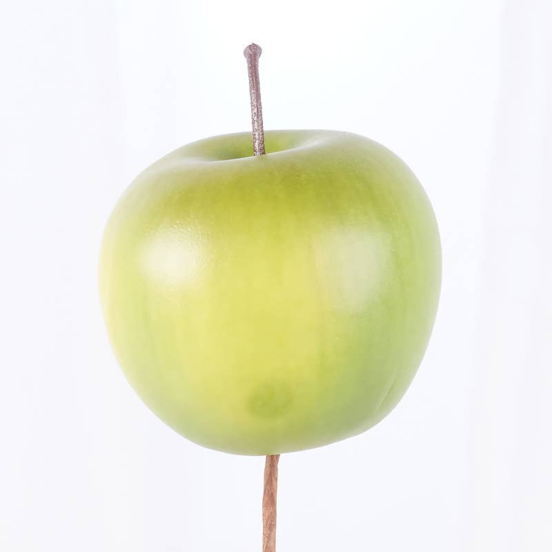 Artificial Green Apple on Pick