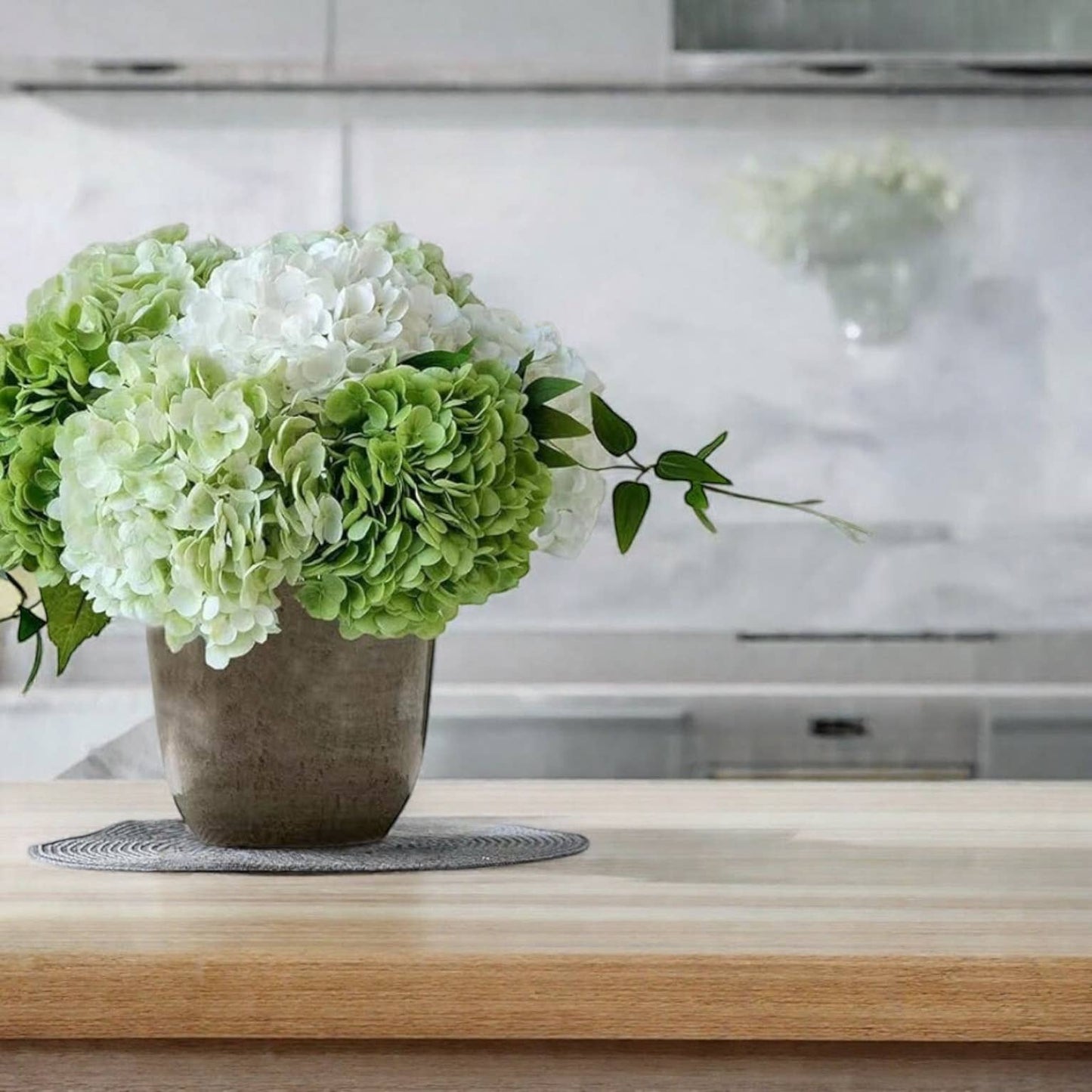 12.5" Real Touch Hydrangea - Ivory
