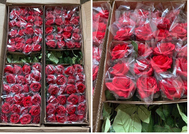 17" Real Touch Garden Rose