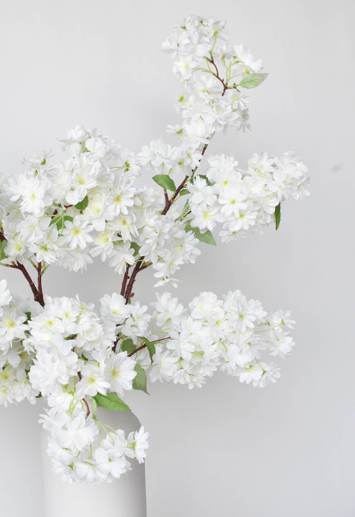 Cherry Blossom Branch White Hydrangea Home