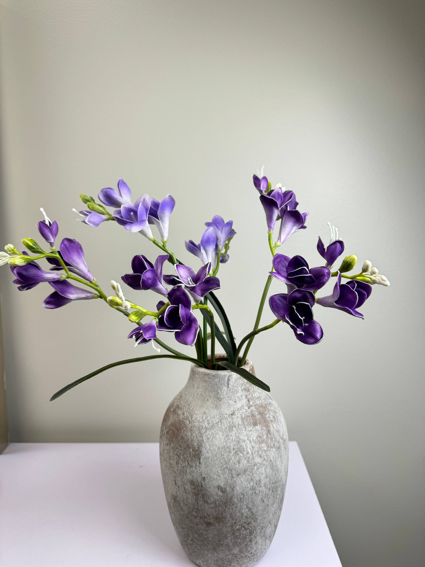20" Real Touch Freesia Spray