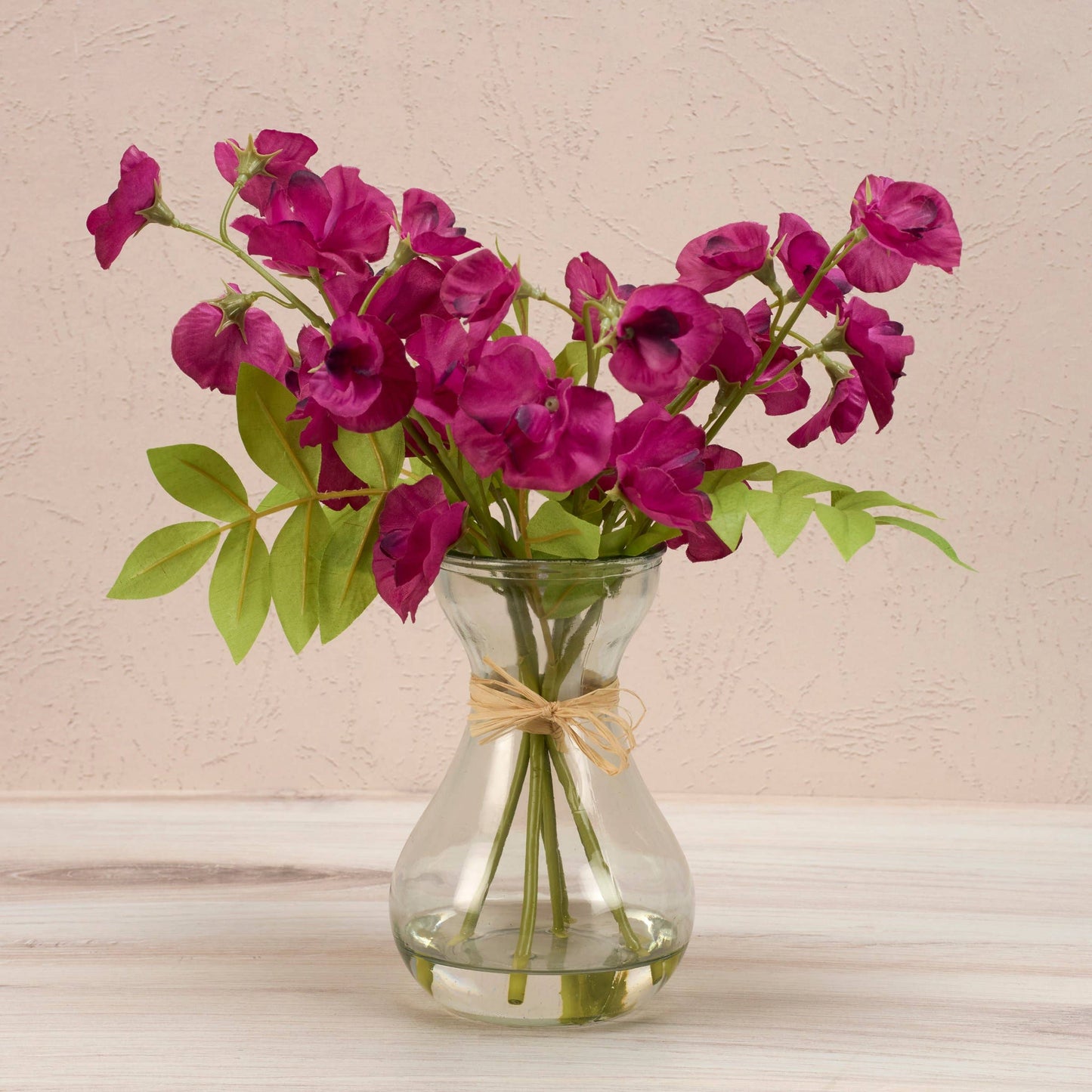 Sweet Pea in Bud Vase/Faux Water
