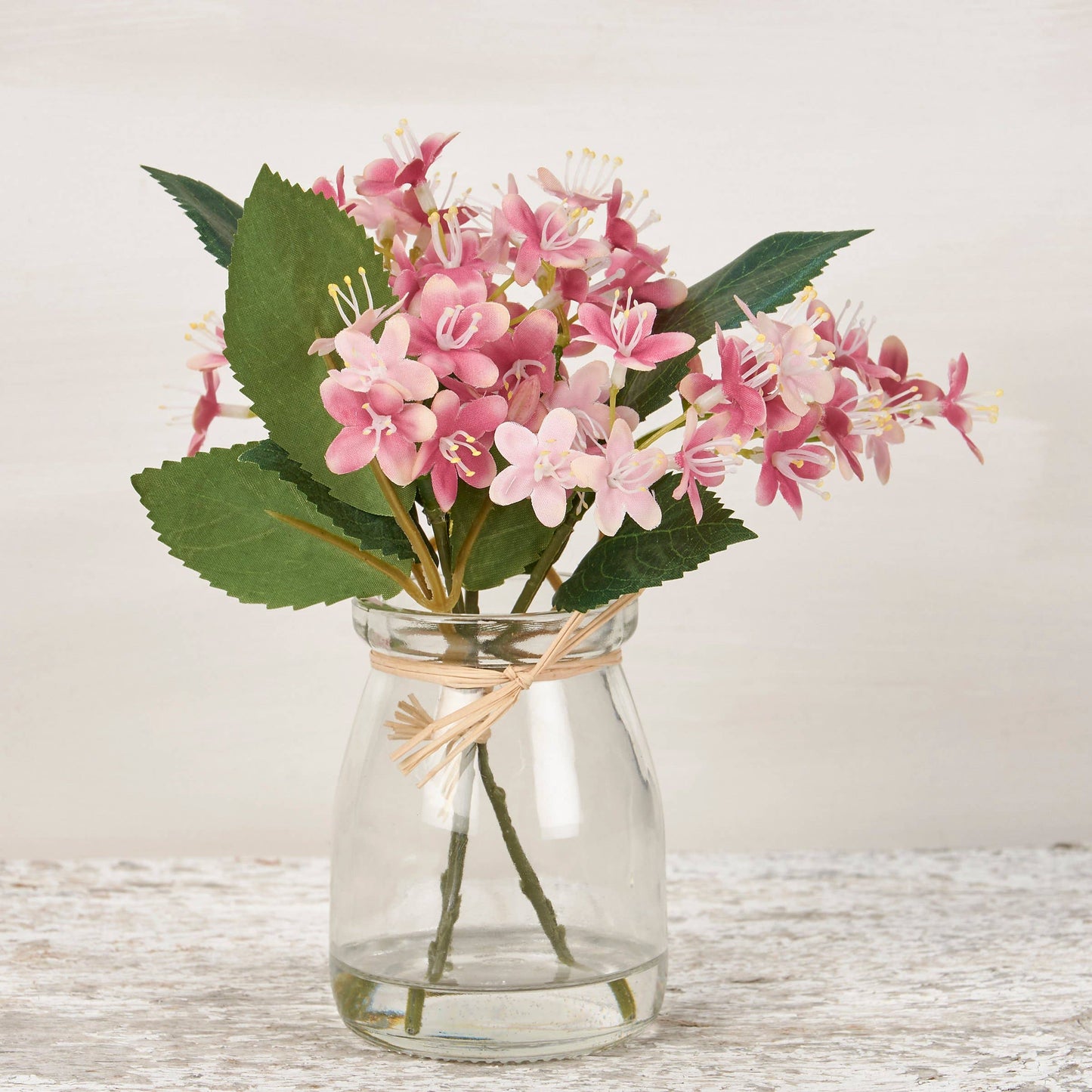 Spring Bouquet in Bud Vase/Faux Water